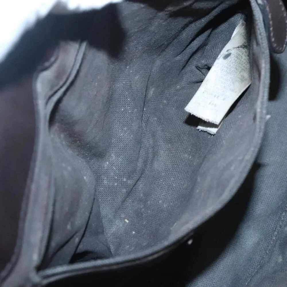 BURBERRY Nova Check Hand Bag PVC Leather 2way Beige Brown Auth 117724 - Picture 2 of 16